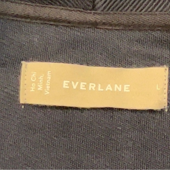 Everlane Men’s The Twill 1/2 Zip Cotton Pullover Size Large - Picture 5 of 8